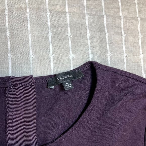 Deep purple Formal Dress With Pockets - Picture 3 of 5